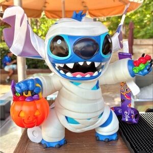 limited-edition collectible at Disney Stitch Halloween Mummy Toy - Blue and Whit